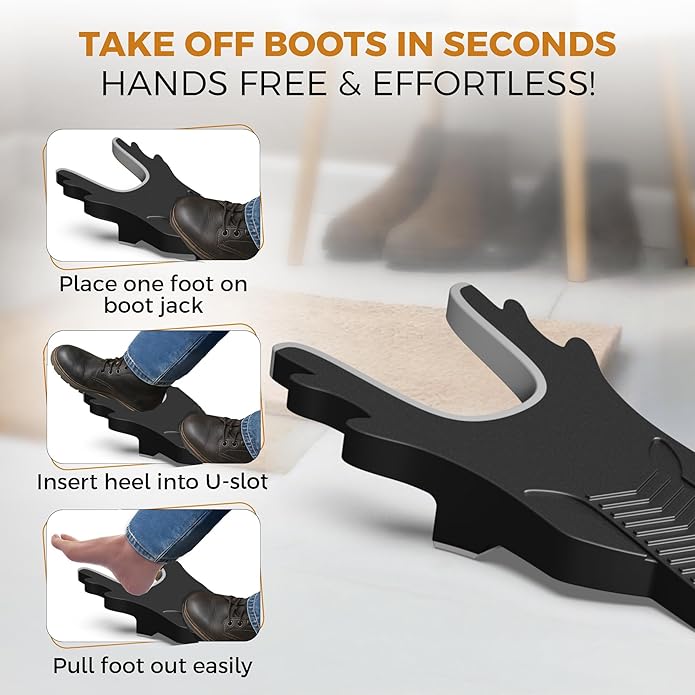 Boot Jack,Boot Remover for Cowboy Boots,Boot Puller for Waders and Work Boots