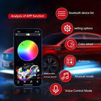 Car Underglow Kit, 12V 6 pcs RGB Led Lights Strip Neon Ambient Sets with Turn Signal for Cars, SUV, Truck Exterior Chassis Colorful Glow Accessories Controlled by APP, Sync to Music