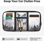 Wolf PrintCar Sun Visor Organizer Visor Organizer Car Sun Storage Pocket Pouch Case Bag for Card Pen Phone Interior Car Accessories