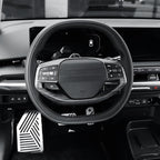 YOUTOOCAR Steering Wheel Button Frame Cover Compatible with Kia K4 25-26,Kia EV6 25-26,Kia Sportage 26,Kia EV3,Kia EV4 Accessories (1, Wood Grain)