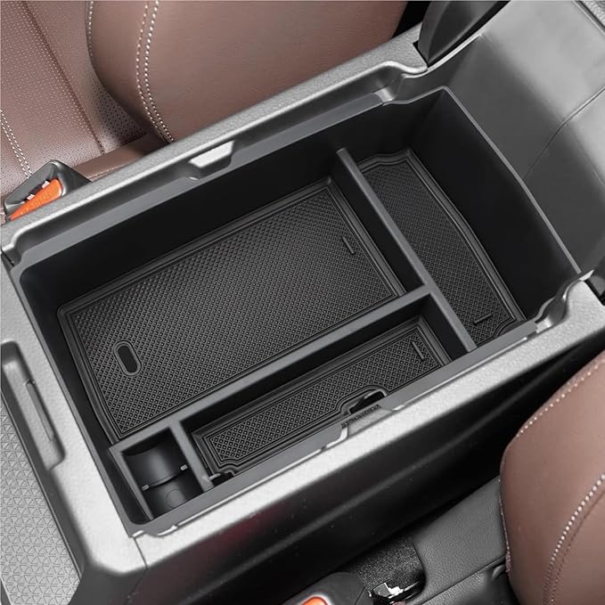 3PCS Center Console Organizer for Honda 2023 2024 2025 2026 CRV Accessories Middle Console Organizer CR-V Interior Armrest Insert Tray Hidden Storage Box Secret Compartment