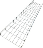 Kable Kontrol Cable Tray- 5 Feet Long - 18" Width, 4” Depth – Wire Mesh Tray Cable Management Rack Cords Organizer Cable Bask