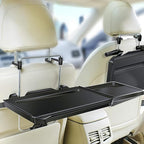 Car Steering Wheel Desk Compatible with Ford F150 F250 F350 F-150 F-250 F-350, Foldable Back Seat Tray Table, Car Steering Wheel Tray for Laptop Eating Writing, Travel Car Accessories,B