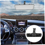 Rear View Mirror Dash Cam Mount Holder Easy Installation Elegant Design Versatile Bracket for Backup Cameras Stable Rear View Mirror Bracket for Effortless Setup Compatible