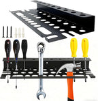 Screwdriver Organizer Wall Mount for Pliers, Screwdrivers, Garage Workshop Storage, Stores up to 43 Pliers or Small Tools, Id