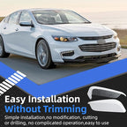 Passenger Side Mirror Cover Replacement for Chevrolet Chevy Malibu 2016 2017 2018 2019 2020 2021 2022 2023 2024 2025 - Right Side Mirror Covers, Rear View Mirrors Cap Accessories White