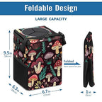 Car Trash Can – Multi-Purpose, Lightweight and Portable with Durable Water-Resistant Coating, No Installation Required, Practical and Ample Capacity, Variety of Colors.Mushroom