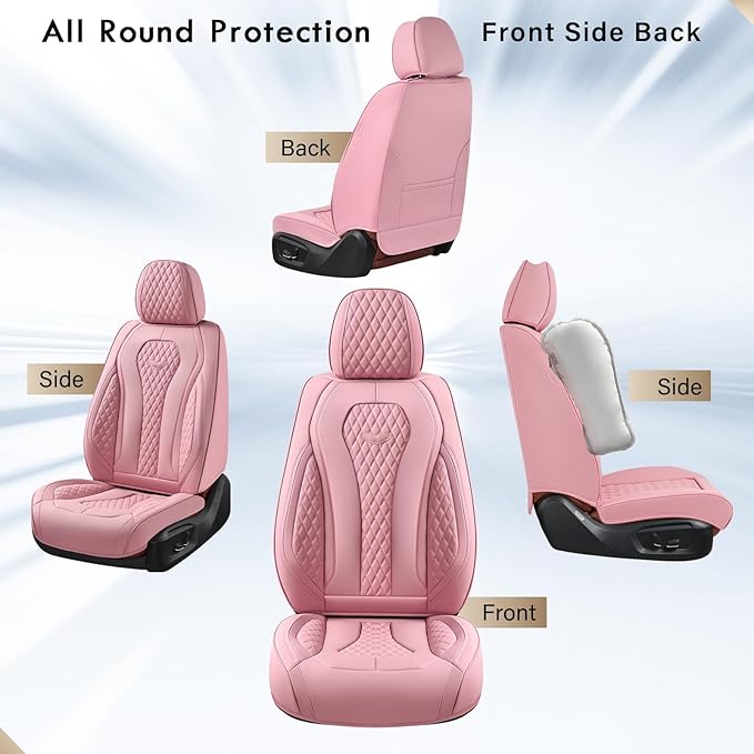 Coverado Seat Covers, Car Seat Covers Front Seats, Pink Car Seat Covers, Waterproof Auto Seat Covers, Seat Cushion, Front Sea