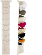 jontell Cap Holder-1 Pack Hat Organizer for Baseball Caps, Macrame Hat Rack for Wall, Cap Rack for Baseball Cap Display Boho 