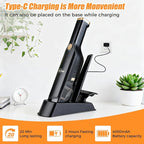 Handheld Vacuum Cordless,Dust Busters Cordless with Storage Dock,15KPA High Power Portable Vacuum Vordless,USB Quick Charge,M
