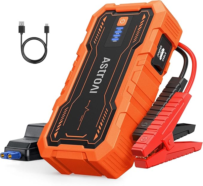 AstroAI S8 Pro Car Battery Jump Starter, 3000A Peak Jump Starter Battery Pack for Up to 9.0L Gas & 7.0L Diesel Engines, 12V