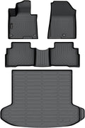 Auxko All Weather Floor Mats Cargo Liner Fit for Kia Sportage Hybrid 2023 2024 2025 (Not PHEV) TPE Rubber Sportage Accessories All Season Guard Odorless Anti-Slip Cargo Liner