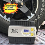 JACO SmartPro 12V Tire Inflator Air Compressor - Portable Automatic Digital Tire Pump (12-volt DC)