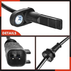 A-Premium 2PC Set Rear ABS Wheel Speed Sensor for Ford Explorer Flex Taurus & Lincoln MKS MKT, 2010-2019 [with Automated Parking Assist] Rear Driver & Passenger Side