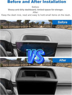 CDEFG for 2025 2026 Ford Maverick Center Console Dash Screen Organizer 13.2-Inch 2025 2026 Ford Maverick Dashboard Behind-Scr