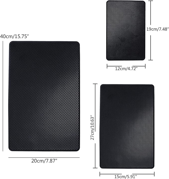 Car Anti-Slip Dashboard Pad Non-Slip Silicone Mat Phone for Key Holder Pads Mat for Keys Sticky Mats, 20x40cm