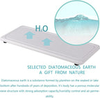 NiuYichee 2 Pcs Water Absorbing Stone Trays, Kitchen/Bathroom Sink Soap Dish, Diatomite Tray Used for Hand Soap & Cosmetic Bo