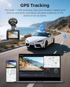 AZDOME GS63H 4K Dash Cam Built-in WiFi 6 GPS Car Dashboard Camera Recorder with STARVIS Night Vision, UHD 2160P, 150° Wide An