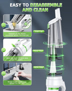 AHNR Handheld Vacuum Cordless, 16000PA Powerful Suction Hand Held Vacuum Dust Busters Cordless Rechargeable with LED Light & 