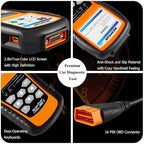NEXPEAK OBD2 Scanner, NX501 Enhanced OBD II Auto Code Reader, Car Diagnostic Scan Tool Vehicle Check Engine Light Analyzer for