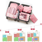 Packing Cubes for Travel - 10 Set Luggage Organizer Bags for Family, Mesh Breathable Travel Packing Cubes for Suitcases Durab