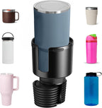 Car Cup Holder Expander, Cup Holder Expander for Car with Stretchable Rubber Base, Large Cup Holder Adapter Compatible with Y