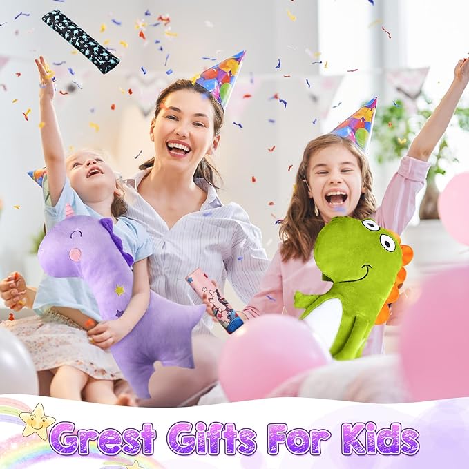 Tuanse 4 Pack Car Seat Belt Covers for Kids Seatbelt Pillow Unicorn Dinosaur Baby Car Seat Strap Covers Head Rest Support Shoulder Pads for Baby Girls Boys Travel