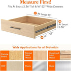 Lifewit 5 Pack Drawer Dividers 5" High, 13.5-22" Adjustable Clothes Organizers,Plastic Expandable Separators in Dresser/Bedro