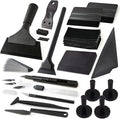 Gomake Vinyl Wrap Tool Kit for Car Window Tint Installation with Magnet Holder, Rubber & Vinyl Squeegees, Shank Gasket, Mini Quarter Squeegee
