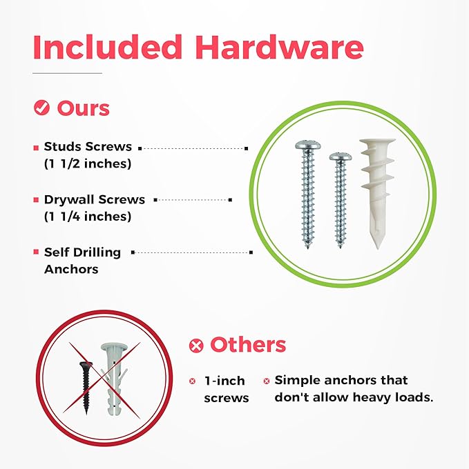 TIDYME Garage Tool Organizer Wall Mount - 64 inches - Sturdy Storage Rack with Adjustable Hooks, Anti-Rust - Easy Installatio
