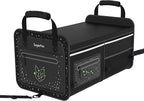 63L Car Trunk Organizer for SUVs & Small/Midsize Cars - Fluorescent Design, Waterproof, Collapsible with Adjustable Straps (Bl