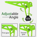 TOOENJOY Universal Fit Car Door Step, Foldable Roof Rack Door Step Up on Door Latch, Both Feet Stand Pedal Ladder, Easy Access to Rooftop for Most Car, SUV, Truck, Max Load 400 lbs(Green
