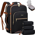 LOVEVOOK Travel Backpack for Women & Men 50L,Airline Approved Carry On Backpack Travel Essentials,TSA Carry on Luggage,Waterp