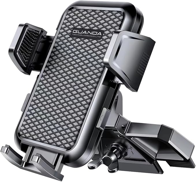 CD Slot Phone Mount, Upgraded Car Phone Holder [Thick Cases Friendly], Universal Phone Mount for Car CD Slot Mount for iPhone, Google, Samsung, Moto, Huawei, LG, and More