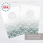 Write On Watercolor Ombre Clothing Dividers / 10 Patterned Double Sided Closet Separators / 4" x 6" DIY Clothing Rack Divider