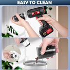 Handheld Vacuum for Home, Cordless Portable Vacuum Cleaner, Rechargeable with 60 Mins Max Runtime, High Power Vacuum for Car,