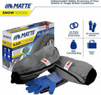 Auto Snow Socks for Tires, Emergency Traction Vehicles Safe Travel on Ice, Frost, Snow, Extra Durable Chains Equivalent Tire 