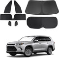 TINGLU Window Shades for Toyota Grand Highlander XLE 2024-2026 Accessories Car Side Full Windows Rear Triangular Windshield Sun Shade Sun UV Rays & Privacy Protection for Camping 8PCS