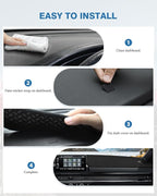 FIILINES Dash Cover for Honda CR-V CRV 2023-2026 (Without Hud), Dashboard Mat Cover CRV Accessories Sunshade Nonslip Mesh Pro