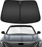 ARISMOTOR Windshield Sun Shade for Cadillac Lyriq Electric 2023-2025 2026, Custom Fit Foldable Front Window Sunshade Sun Visor Protector, Block UV Rays Keep Your Car Cooler