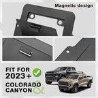 Muslogy Tailgate Storage Divider & Console Magnet Hidden Storage Box Set Center Console Organizer Compatible with Chevy Colorado/GMC Canyon 2023-2025 2026(Tailgate Divider+Upgraded Hidden Organizer)