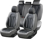 Coverado Car Seat Covers Full Set, Black Seat Covers, Automotive Car Seat Cover, Car Seat Cushion, Car Seat Covers Front Seat