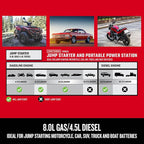 CRAFTSMAN 1500A Lithium Car Battery Jump Starter and Portable Power Pack/Jump Box, 3-in-1 Solution, 2.4A USB Charging, for