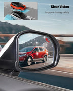 Right Passenger Side Mirror Glass Fit for Honda CR-V 2023 2024 2025 EX-L Touring Hybrid-Sport-Touring Hybrid-Touring (Only for Models with BSD), with Heating & Blind Spot Detection Function