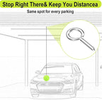 Car Parking Helper – Garage Stopper Guide, Wheel Alignment Aid, Nonslip Protective Device | Height Adjustable Positioning Tool for Garage Driveway Parking Area Home Workshop Driveway Apartment