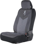 Browning Universal Front and Bench Seat Covers, Water Resistant for Car, Truck, and SUV, Chevron (Heather Black)