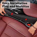 No Drop Seat Guard, Car Seat Gap Filler, Universal Drop Seat Guards for Cars, Car Gap Filler Organizer for Keys and Phone Holder,Multi-Purpose No Drop Seat Guard Avoid Items Droping
