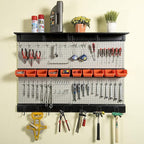 Ultrawall Pegboard Wall Organizer, 48 X 36 inch Garage Storage Pegboard with Hooks Storage Bins Tool Board Panel Tool Organiz
