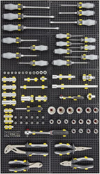 Ascend Tools Accessories for Organizer Genie Pegboards to Scale Up Organized Workspace (Metal Hooks 2.76 inch/70 mm - 10 Piec