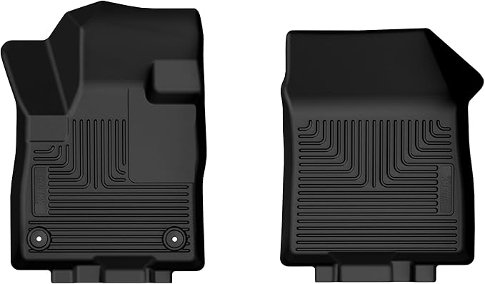 Husky Liners Weatherbeater Floor Mats | Fits 2024-2026 Lincoln Nautilus | Front Row, 2-pc Black - 13621